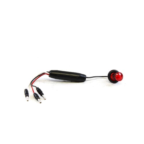 MPPARTS A12629A LED Round Red Marker Clearance and Turn Light | A12629A